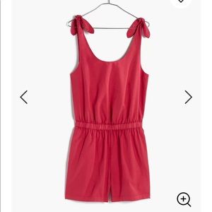 Madewell Tie Strap Romper